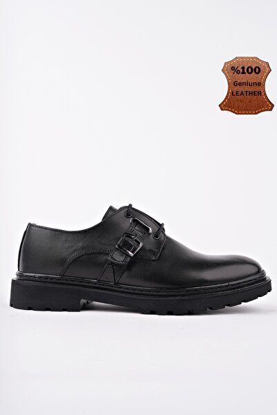 MUGGO Ανδρικά καθημερινά casual παπούτσια Prague Lace-Up από γνήσιο δέρμα