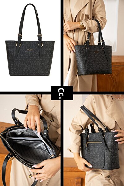 POLOGRAND London Originální taška přes rameno Just Polo Collection se 4 přihrádkami, luxusní měkká kůže s nastavitelným křížovým popruhem