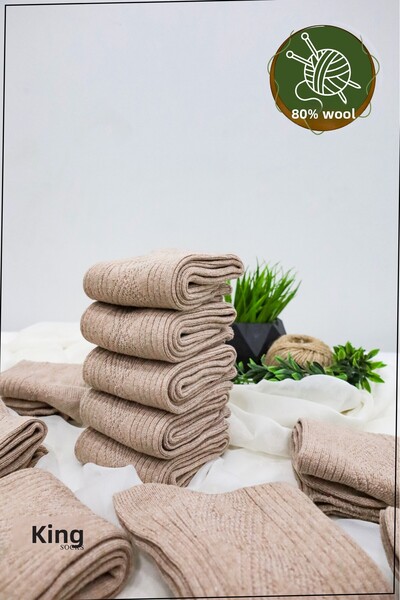 Miss Lana Ladies Socks Чорапи 12 чифта Зимни вълнени чорапи Агнешка вълна Специална агнешка вълна Термопредвидени за жени