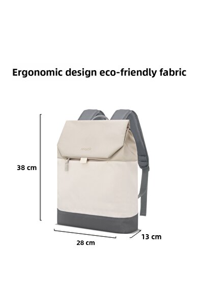 Mack Mce-1305 14.1\" Zen Eco Daily Backpack Beige