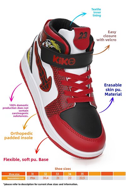 Kiko Kids Boys' Sneakers - Tesan Velcro Casual