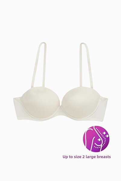 Wonna Olympos Extra Padded Double Push Up Strapless - Εκρού - Μικροσουτιέν - 2537