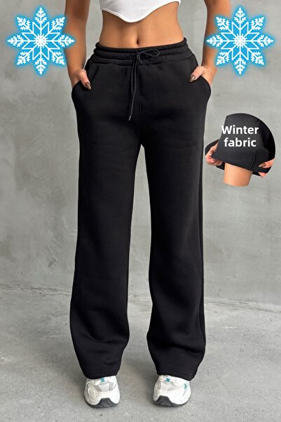 Nordmende Dámské zimní 3vrstvé fleecové volné tepláky