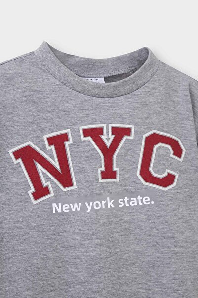 DeFacto Μπλουζάκι με κοντό μανίκι με στάμπα για αγόρι E1124A525SM