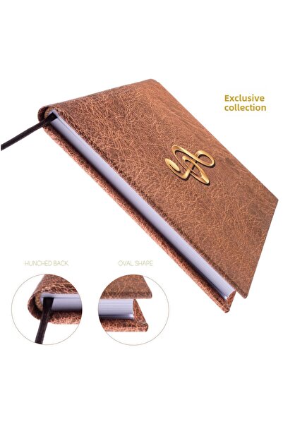 BİDEFTER Piano Note Book (g Major) 100% Handmade, Hand Sewing, 2026 Collection – Artistic Leather – A/5