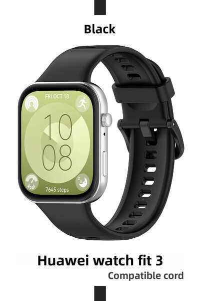 CONOCER Huawei Watch Fit 3 - Fit 4 Band Sport Soft Silicone Band