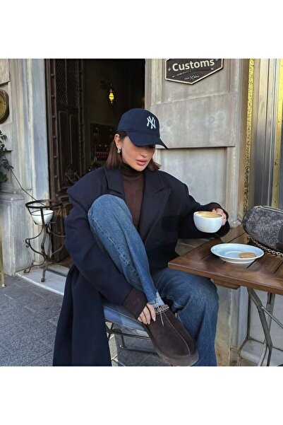 OX-RA Pălărie unisex, culoare bleumarin, alb, broderie NY brodată