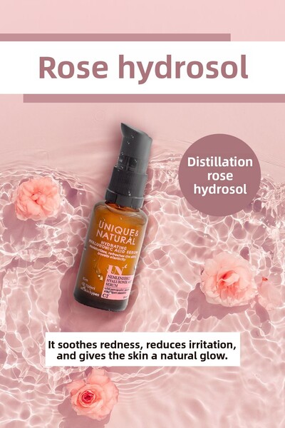 UN Unique & Natural سيروم حمض الهيالورونيك المرطب 30 مل