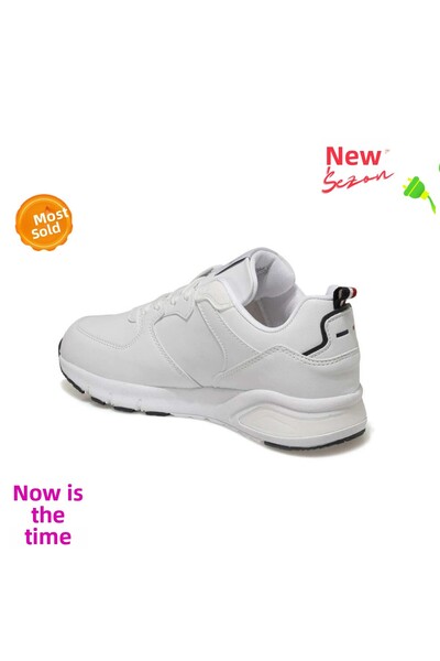 U.S. Polo Assn. US Polo AssnOrthopedic Vance Wmn Unisex Λευκά - Μαύρα Casual Sneakers