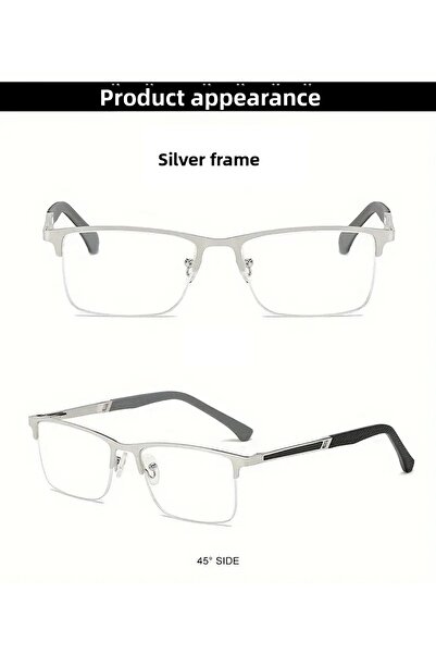 ZENION Premium Reading Glasses Anti Blue Light and Anti Fatigue, Metal Frame, 1.5