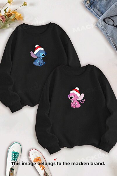 macklin Combinație de cuplu iubit Lilo și Angel cu imprimeu Concept de Anul N...