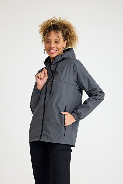 comstar Women's Lined Water Resistant Hooded Raincoat