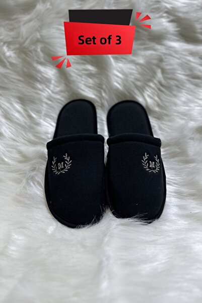 StarStalıa Σετ παντόφλες γραφείου 3 τεμαχίων που προσφέρουν άνεση και κομψότητα μαζί στο γραφείο σας - Παντόφλες επισκεπτών - Παντόφλες για το σπίτι