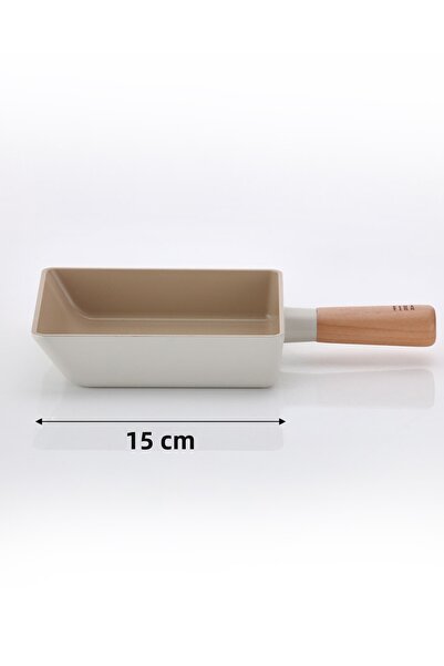 NEOFLAM Fika Aluminum Casting Omelette Pan 15cm, Beige