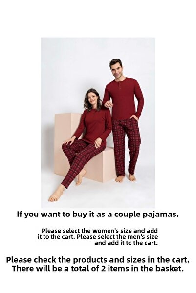 bie's Ανδρικά-ζευγάρια μπορούν να είναι αγαπημένα-μπορντό καρό Modal μακρυμάν...