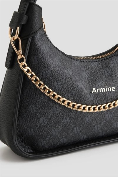Armine Black Dotted Bag 386
