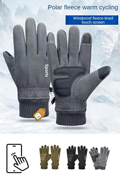 Motiva Fleece Gloves Cold Weather Touch Winter Sport Motorcycle Soldier Tactical Snow Gloves