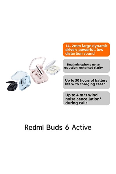 Xiaomi Redmi Buds 6 Active - Căști albastre TWS