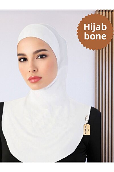 Tergek Hijab cu guler pentru gât, gata de folosit, practic, lycra, bumbac pie...