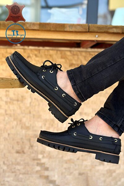 BIG KING أحذية جلدية أصلية يومية للرجال