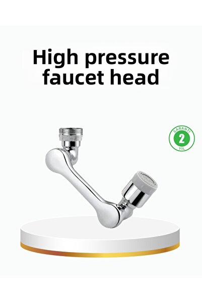 Clevora Three-Segment 1080 Degree Faucet Attachment Flexible Rotating Aerator Practical Use