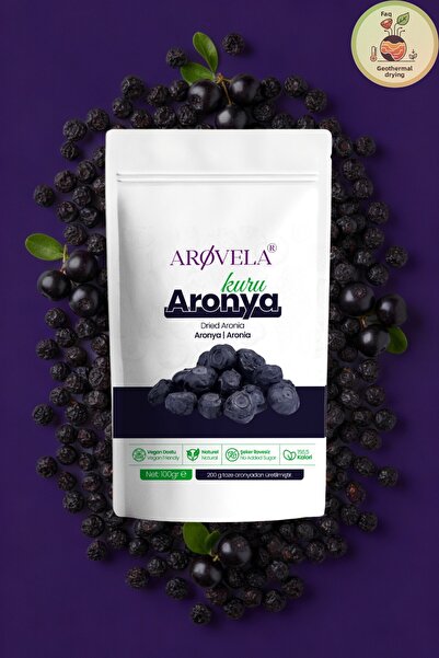 Arovela Arøvela - Geothermal Drying Aronia Dried Fruit 100 g / Geothermal Dry...