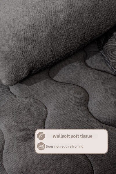 Elart Victor Comfort Sleeping Set Single Wellsoft 2 Piece (155X215 cm) Anthracite