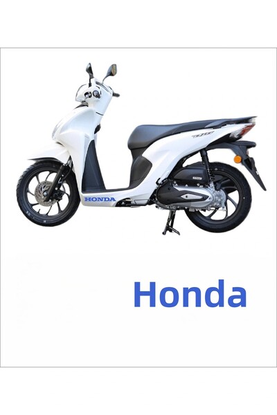 YAMANB ملصق هوندا ديو المتوافق مع ملصق هوندا 2 قطعة 20 سم أزرق بارليمنت