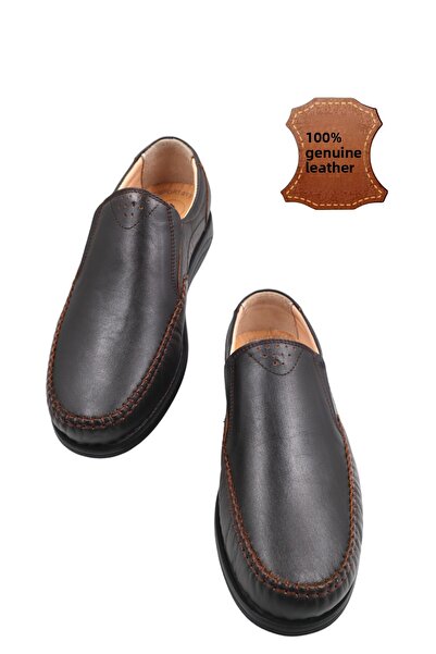 nazenintasarımlar Genuine Leather Men's Casual Shoes - Ultra Comfortable Seasonal