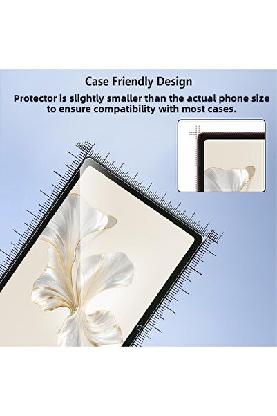 TEKNETSTORE Honor Pad 9 12.1 Inch Tablet Compatible Nano Unbreakable Screen Protector Transparent Glass Protector Fully Compatible