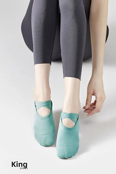 KRAL SOCKS Бамбукови чорапи за пилатес - йога, ABS, нехлъзгаща се подметка Спортни чорапи за танци, балет и фитнес