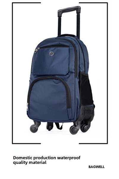 BAGWELL BY ALİ ERCİVAN Rucsac cu 4 roți pentru laptop pentru liceu