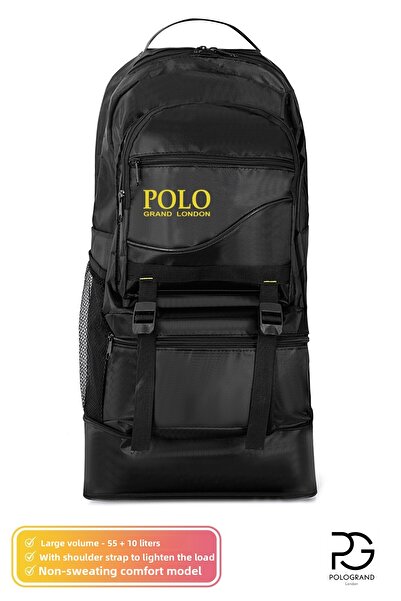 POLOGRAND London Eredeti fújtatós ortopéd kényelmi modell többszemű utazó utazási túrázás hegymászó kemping sport hátizsák