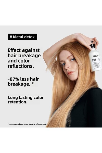 L'oreal Professionnel Serie Expert Metal Detox Anti-Breakage Purifying Shampoo for Damaged Hair 500 ml