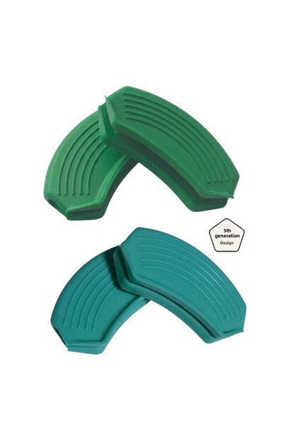 5Gen Tasarım Σετ λαβών σιλικόνης (Λαβή για τηγάνι) (2 σετ, το καθένα περιλαμβ...