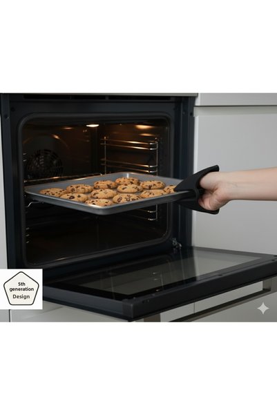 5Gen Tasarım Kitchen Oven Mitt Heat Resistant Silicone Holder (1 Pair)