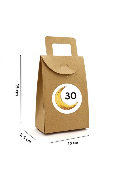 repro design Σετ ημερολογίου 30 ημερών για το Ραμαζάνι Κενό κουτί δώρου 10x15 εκ. 30 τεμάχια 48 τεμάχια Ετικέτα αριθμών Ημερολόγιο Advent