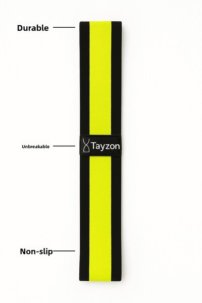 Tayzon Pilates Elastic Band Exercise Rubber Band Loop Band - Medium Resistance Band