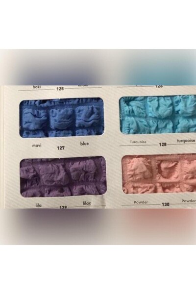 ARTUÇ Bürümcük (3-2-1-1) Sofa Slipcover Set with Skirt (Powder Rank)