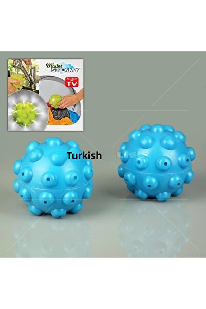 Mbois Mister Steamy Steam Laundry Drying and Ironing Balls Practical Set of 2