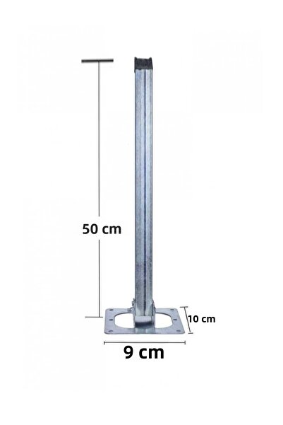 ÇEÇEN HOME (2 Pcs) 50 cm Metal Table Leg - Floor Table Leg - Sini Leg Foldable Table Leg