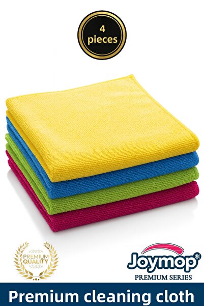 JOYMOP (4 قطع) قماش تنظيف للمطبخ والتنظيف العام من الألياف الدقيقة مقاس 40 × ...