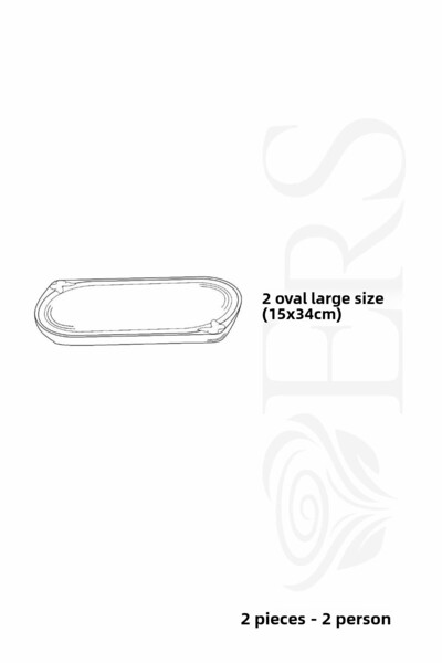 Erbaşlar Butterfly Pink 2 Piece Luxury Ceramic Chicken World Plate Set