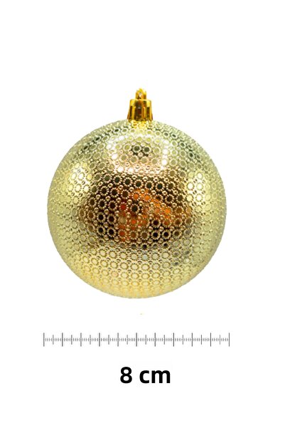 Waldern Christmas pine tree ornament mix 8 cm figured matte 6-piece cute ball