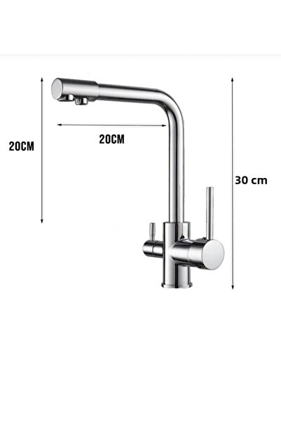 eskaya Eska Aritmali 3-Way Kitchen Faucet with Guaranteed Stainless Rust-Free...