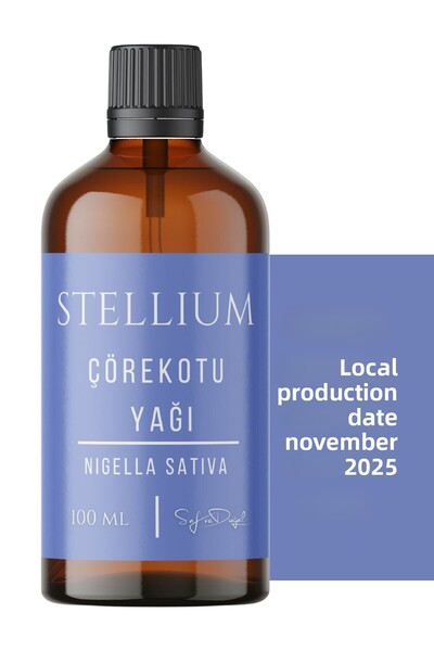 STELLIUM 100% Pure and Natural Black Cumin Seed Oil - Cold Pressed 100 ml Domestic Production.