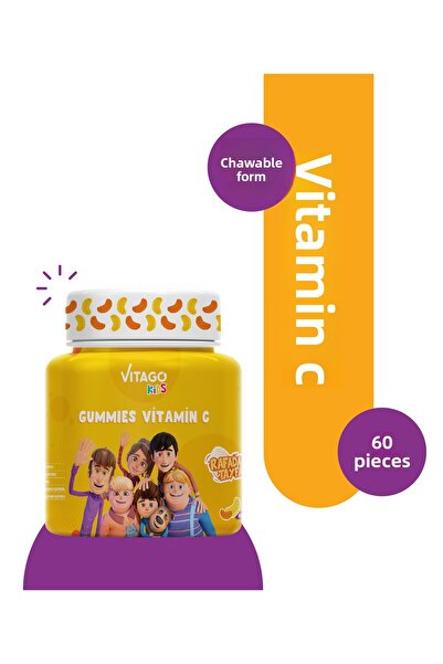 Vitago 60 قطعة من جل الأطفال القابل للمضغ مع فيتامين C