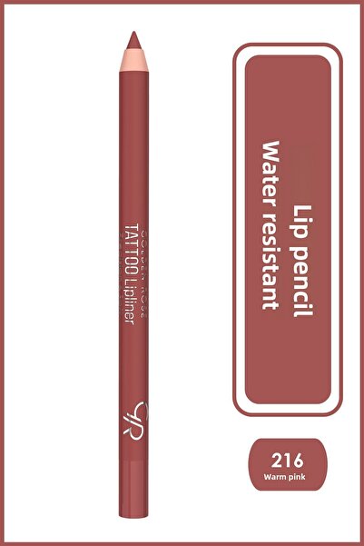 Golden Rose TATTOO LIPLINER NO:216 WARM ROSE
