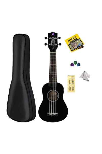 rennes Soprano Black Ukulele (Outlet)