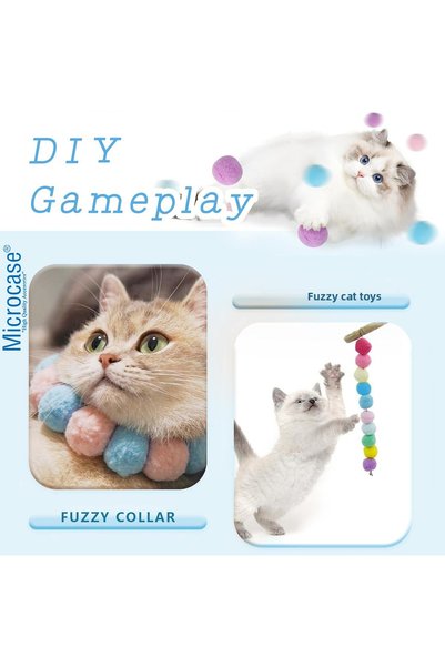 Acarlar Ticaret Plush ball throwing interactive cat toy stress relief gun al4299
